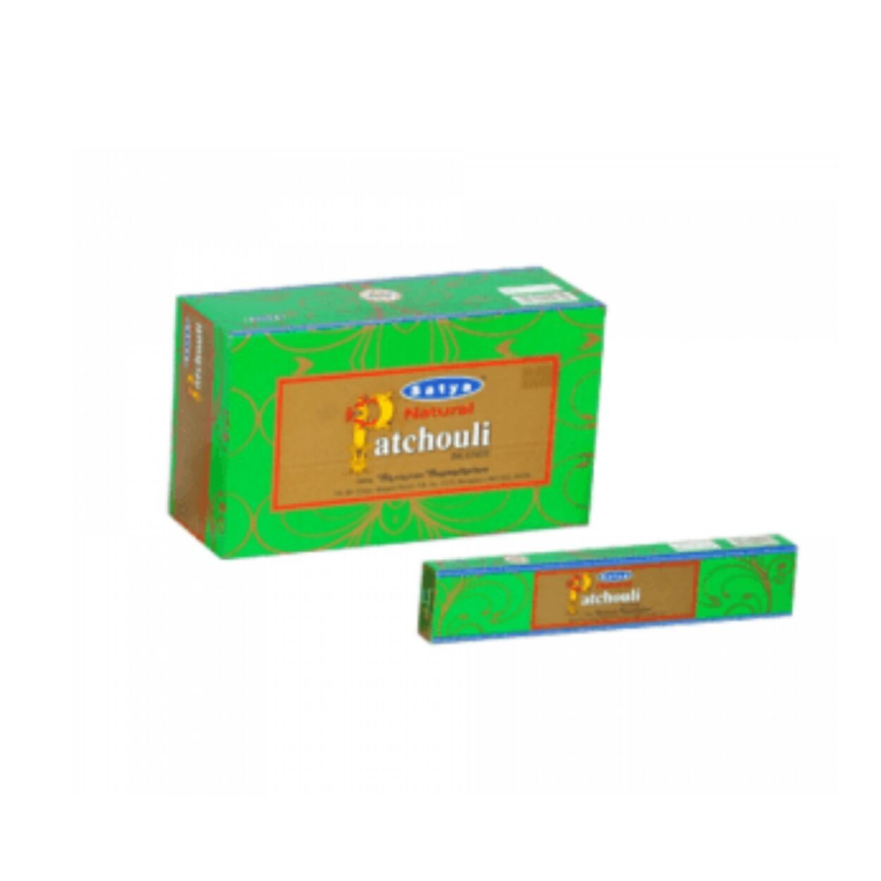 Satya Natürliches Patchouli-Räucherstäbchen 15 Gramm