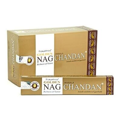 Incienso Golden Nag Chandan 15 gramos