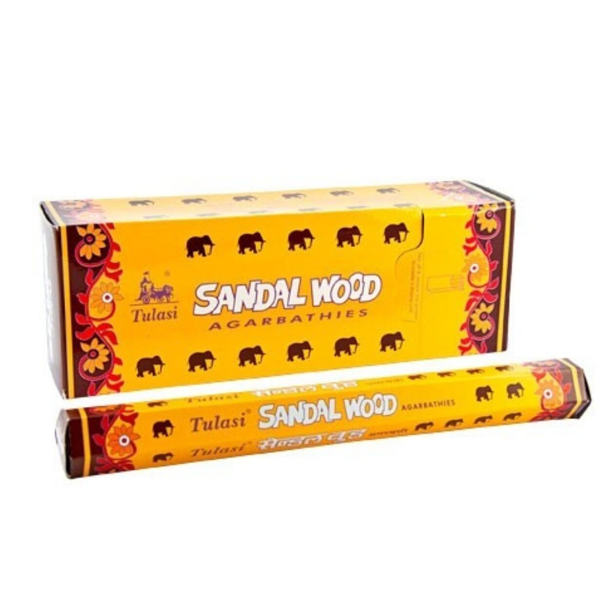 Sarathi Tulasi Sandalwood Hexa Incense Sticks