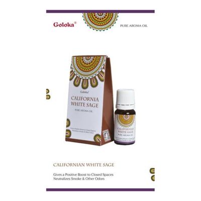 Olio profumato Goloka Salvia bianca californiana 10ml