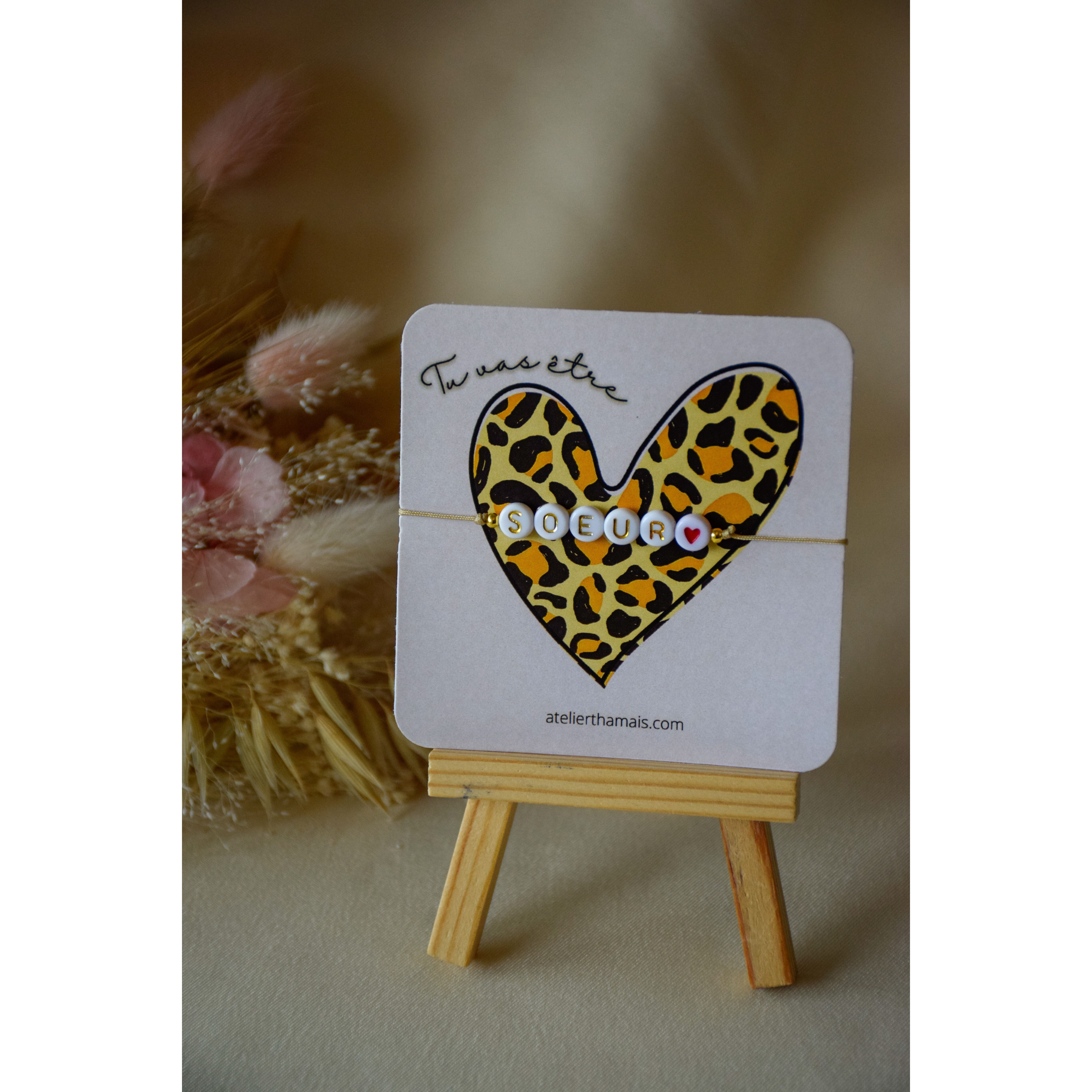 Sarai una sorella braccialetto - annuncio di gravidanza - Collezione Graou