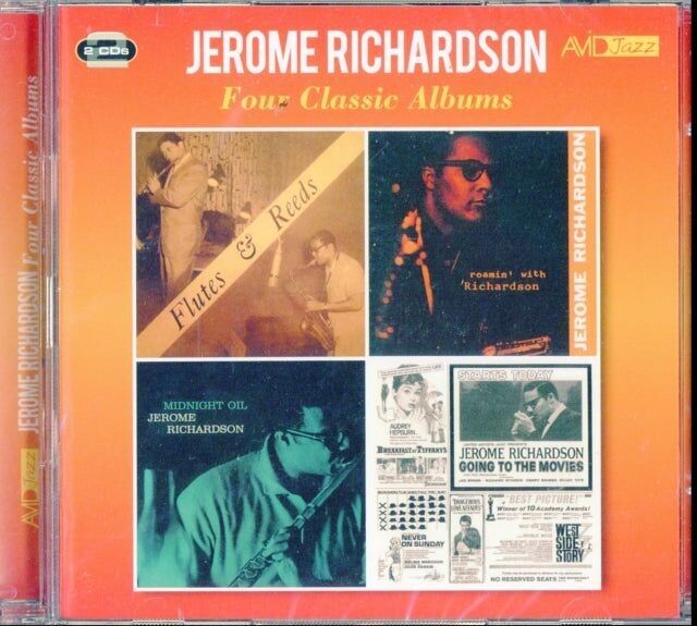 Jerome Richardson CD – Vier klassische Alben (Flutes & Reeds / Roamin‘ With Richardson / Midnight Oil / Going To The Movies)