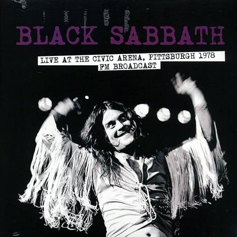 Black Sabbath LP – Live in der Civic Arena. Pittsburgh 1978.FM-Übertragung (Pink Vinyl)