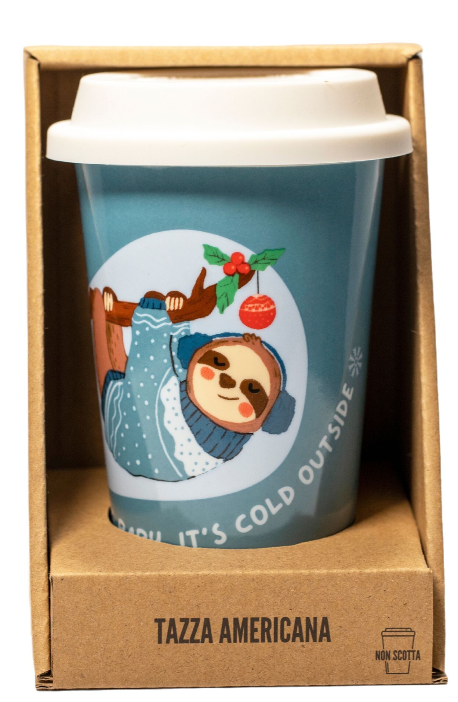 Tazza "Bradipo Natale"