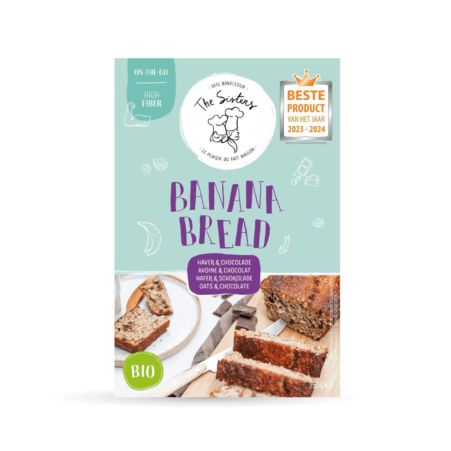 Miscela per pane alla banana con cioccolato