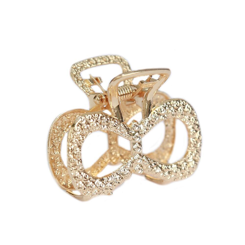 Fermaglio per capelli mini fiocco dorato