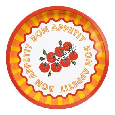 Vassoio in latta Bon Appetit Tomato - 31 cm