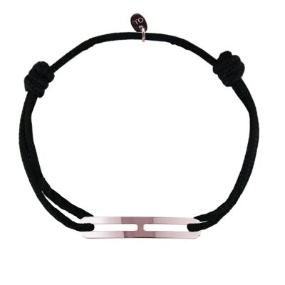 Bracelet Gaby slim lisse nuit