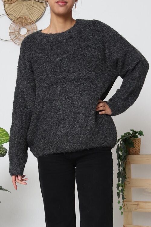 Pull manches longue maille laine - Taille unique