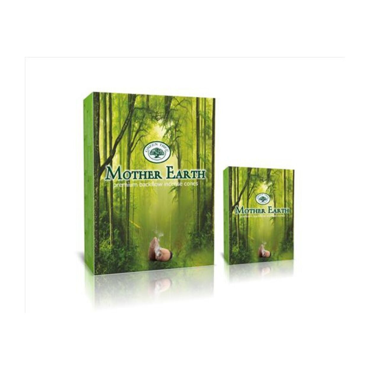 Green Tree Mother Earth Backflow Räucherkegel (12er Pack)