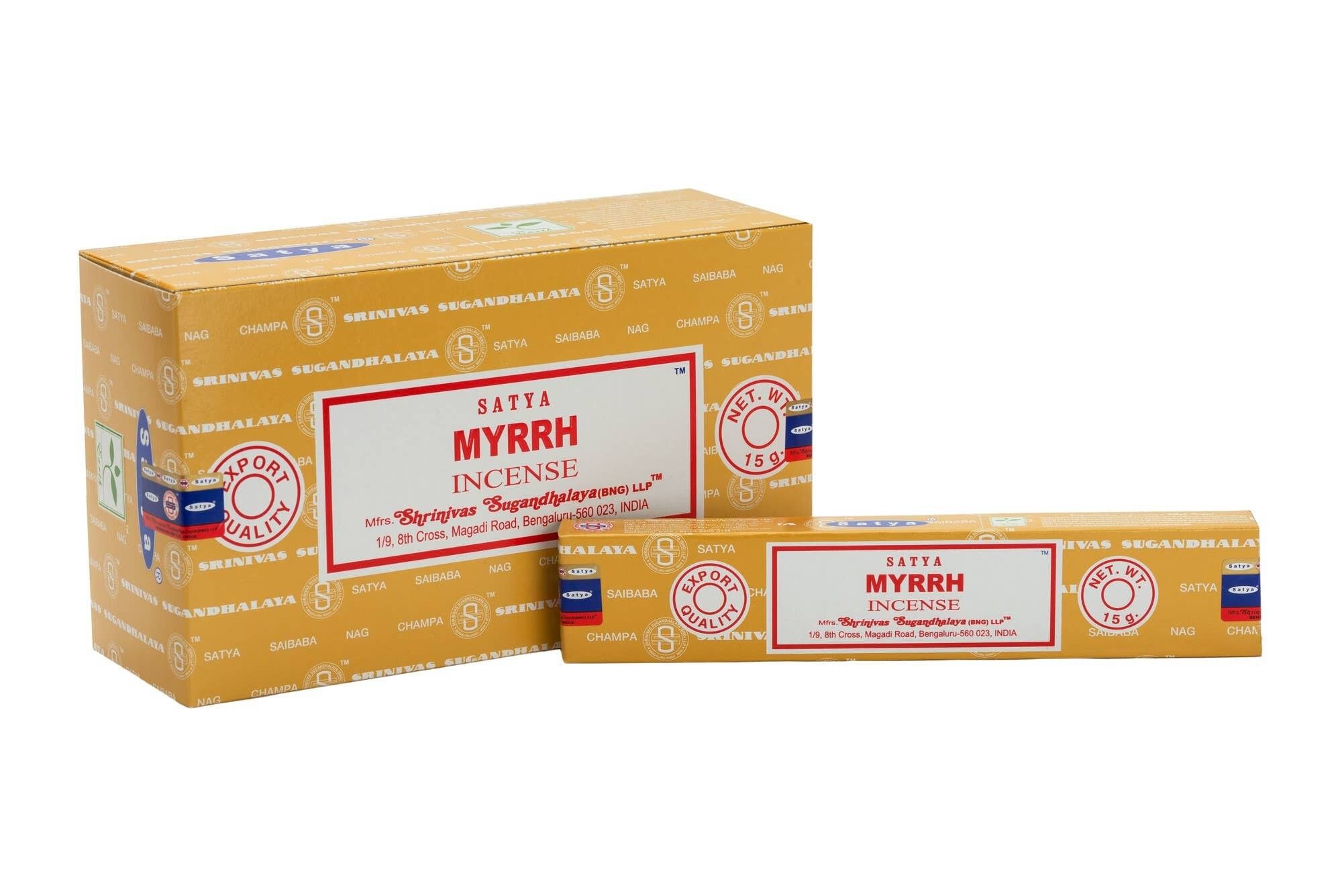 Satya Myrrh Incense 15 Grams