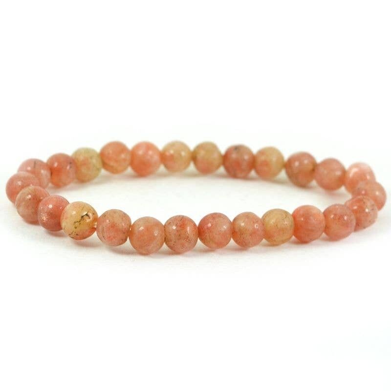 Braccialetto di perle di pietra del sole (4mm)