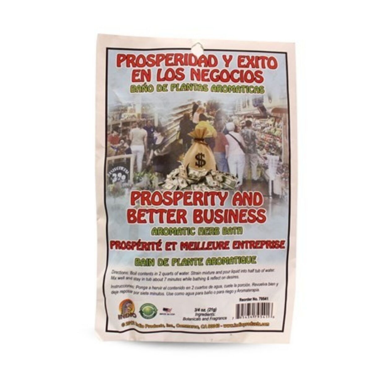 Bagno aromatico alle erbe per prosperità e affari migliori