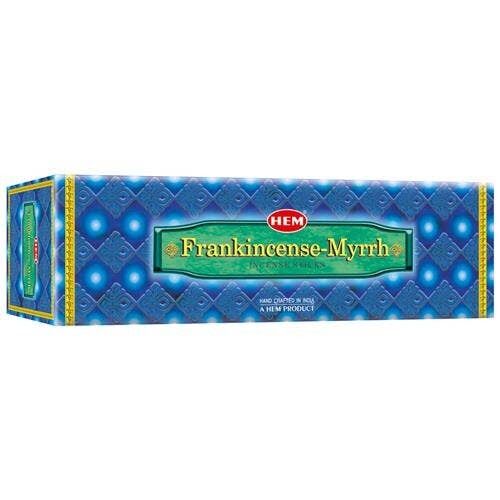Hem Frankincense Mirra Quadrato (25 x 8 Bastoncini)