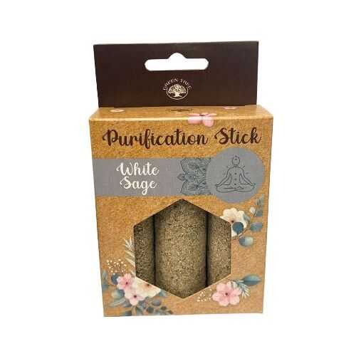 Bastoncini di erbe purificanti Salvia bianca Set da 3 pezzi