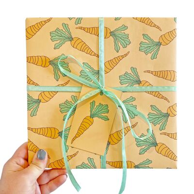 Papier d'emballage pour carottes