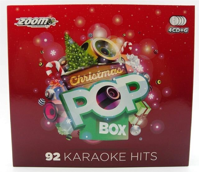 Zoom Karaoke-CD – Christmas Pop Box Party Pack – 92 Lieder (CD+G)