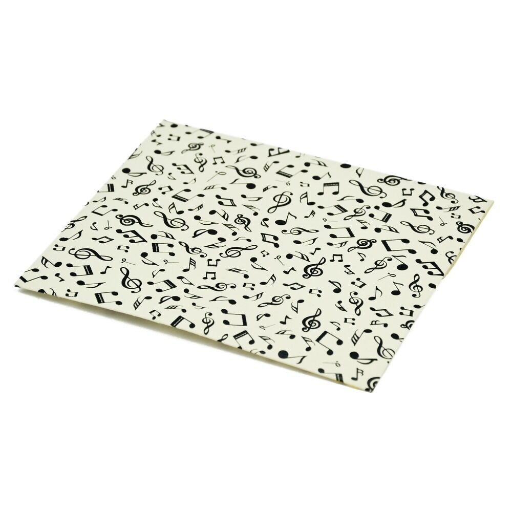 Busta regalo PAPERTREE in cotone 18x15 cm (formato CD) - Collezione AMADEUS - Avorio