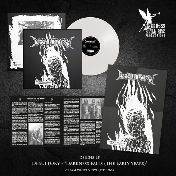 Desultory LP - Darkness Falls [The Early Years] (Vinile bianco crema)