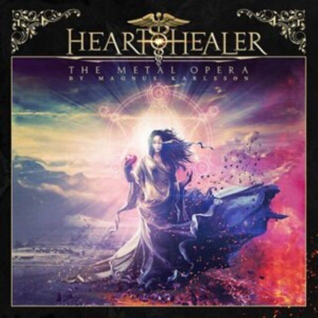 Heart Healer LP – The Metal Opera von Magnus Karlsson (2 LP) (Goldfarbenes Vinyl)