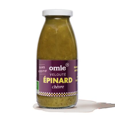 Velouté d'épinard chèvre - format snacking