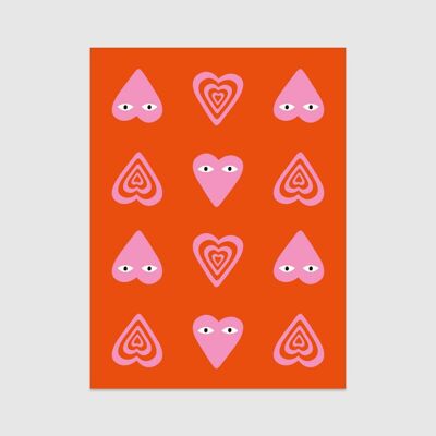 Poster Kleine Herzen