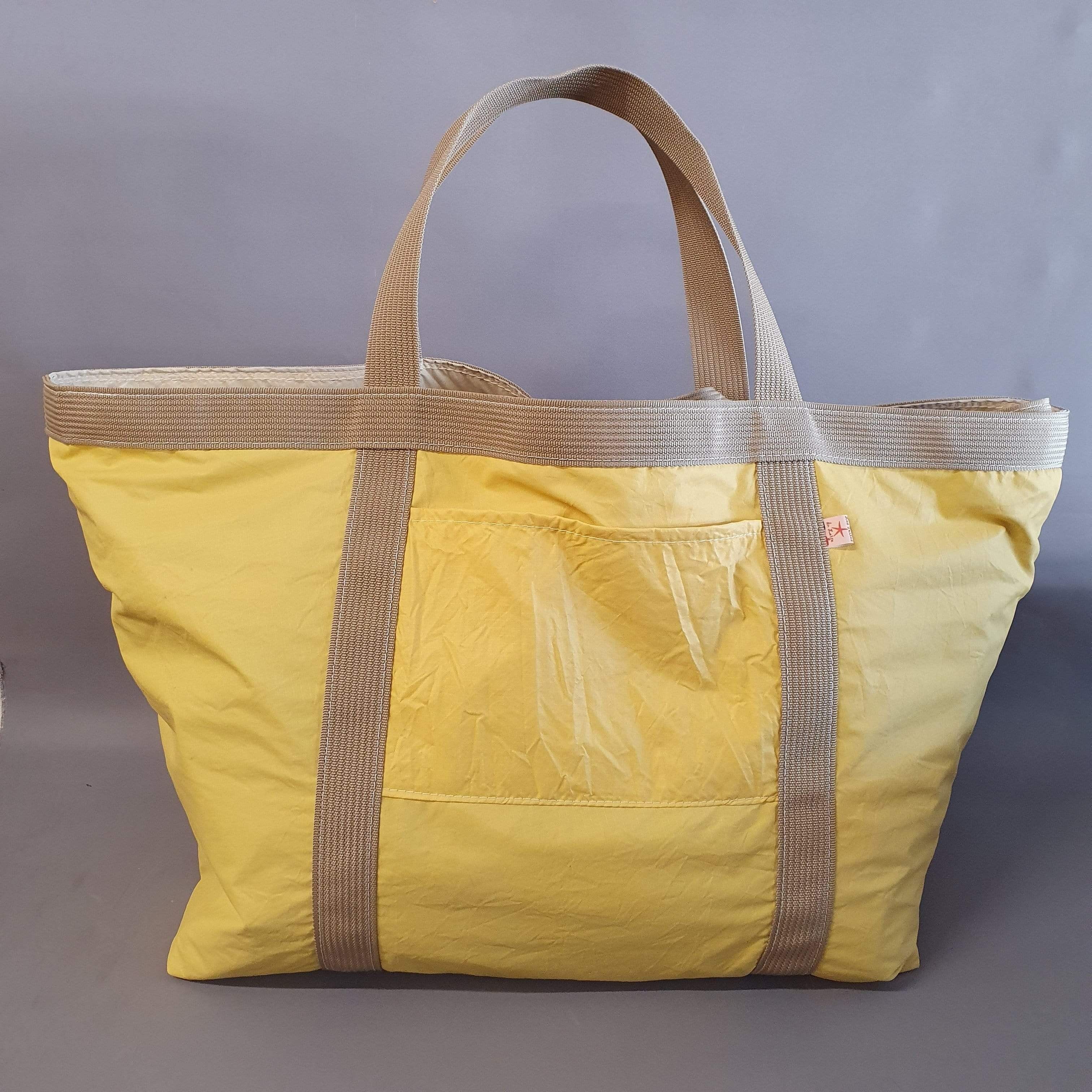 Large Yellow Tote Bag