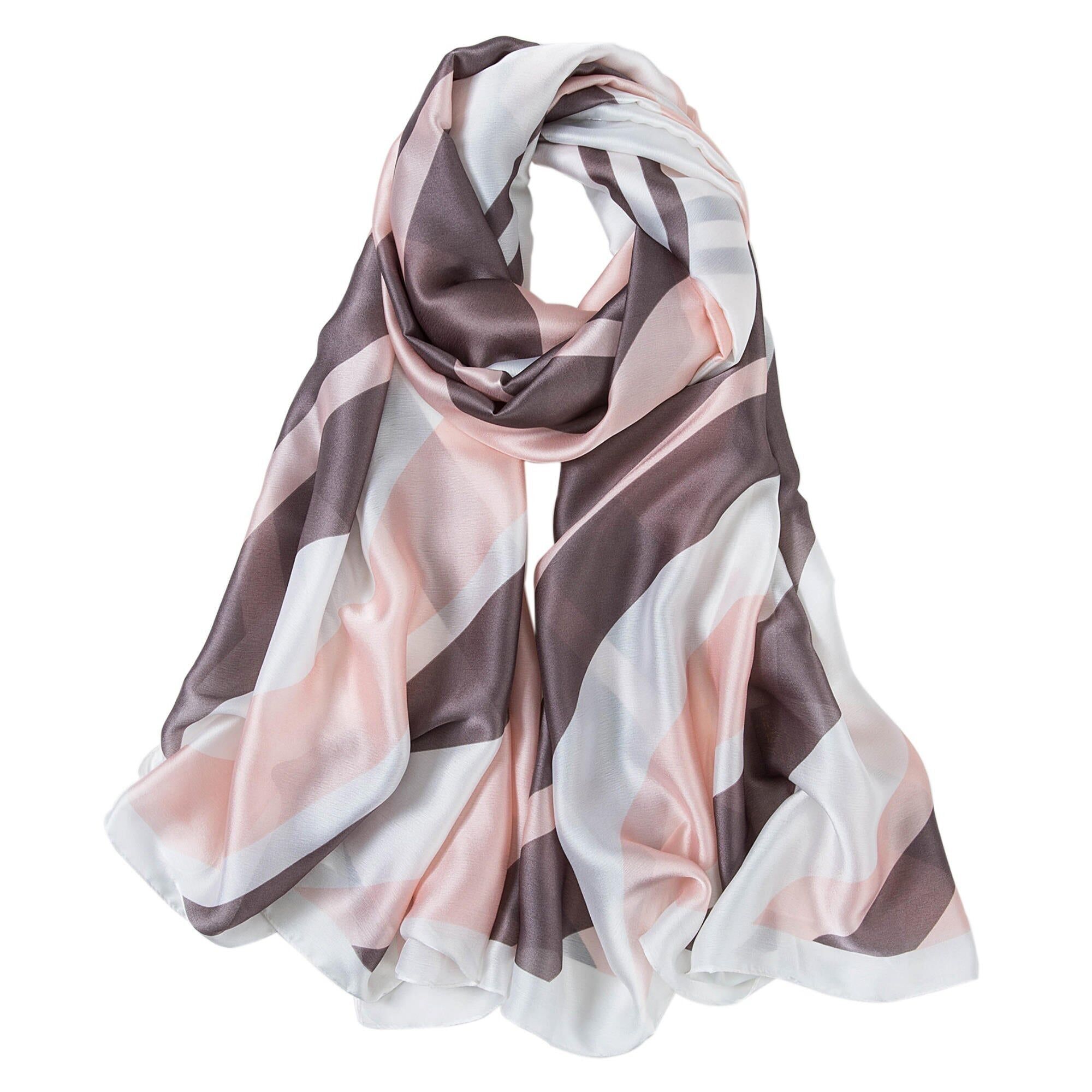 Stola Florina in seta rosa chiaro