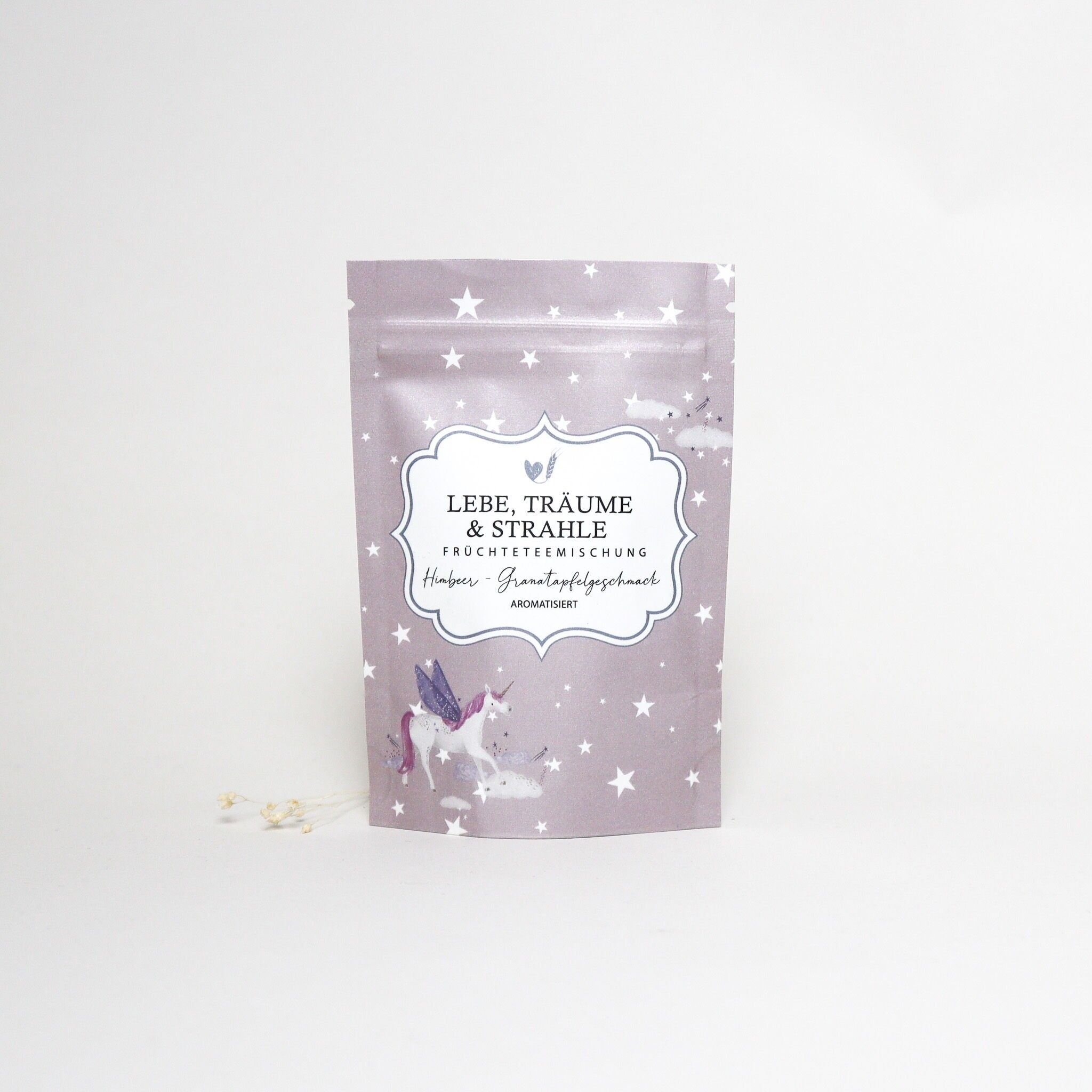 Sachet de thé "Vivre, rêver et briller"