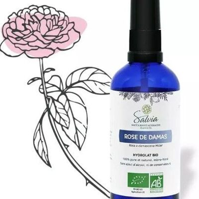 Rosa Damascena - Hidrolato orgánico - 100 mL