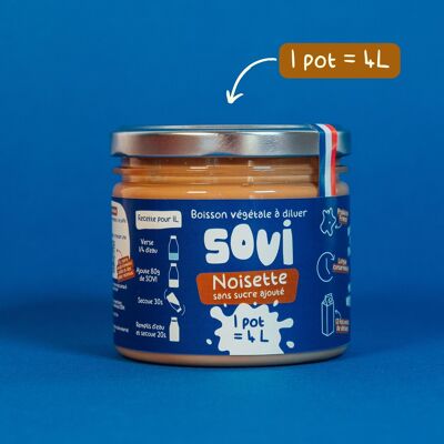 Boisson végétale noisette (1 pot = 4L)