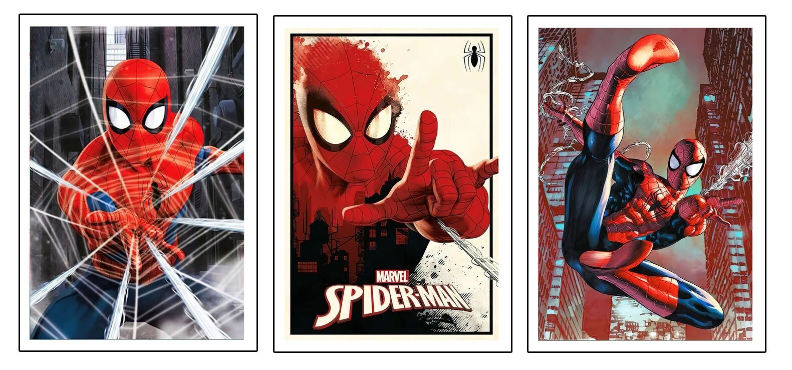 Satz dekorativer Blätter und moderner dekorativer Wandgemälde, Spiderman-Serie und -Filme, Ref.-Nr.27488