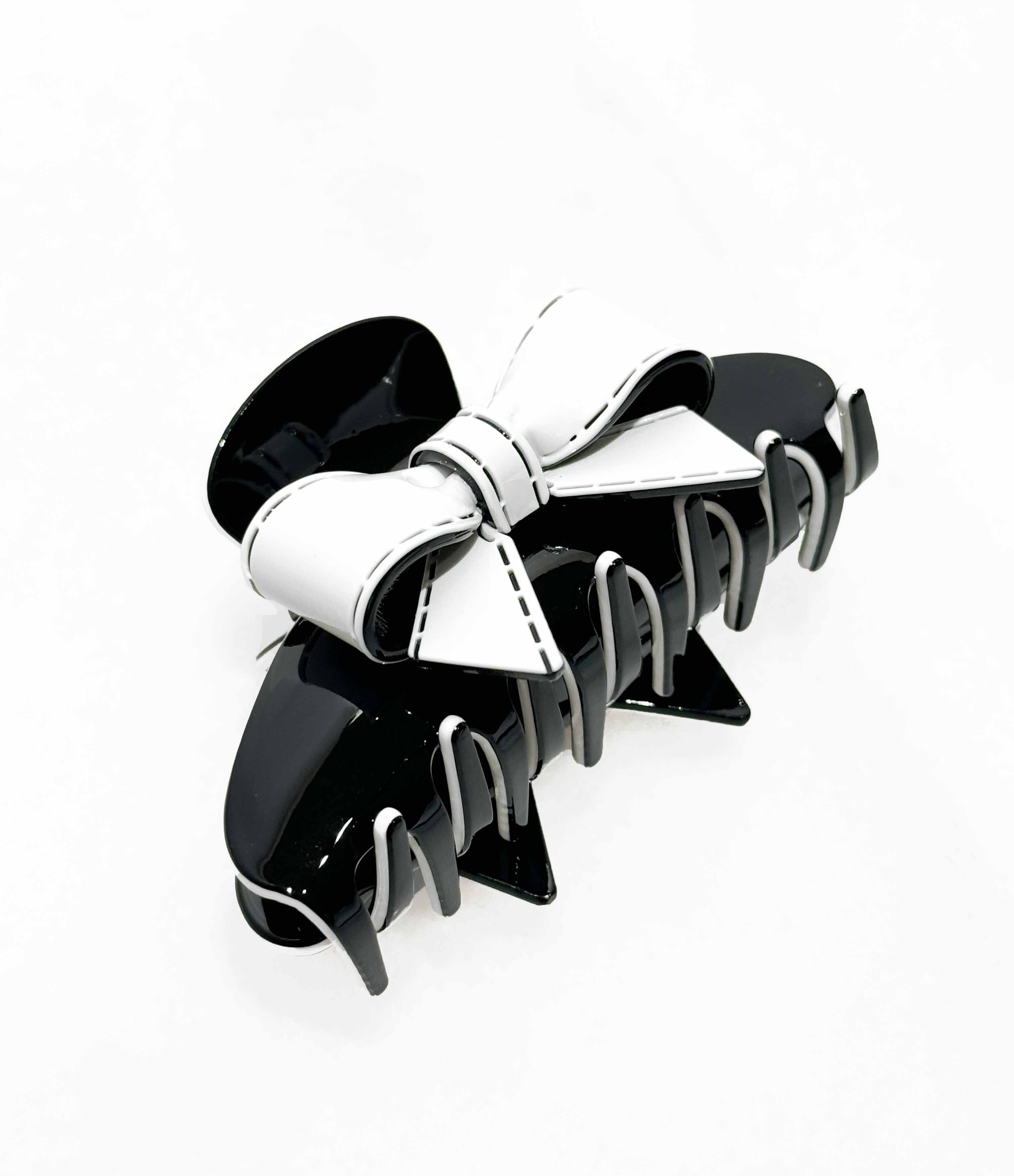Hair clip - Bow tie - Acetate