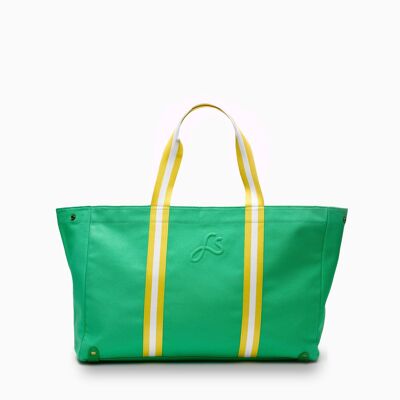 Sac fourre-tout en toile recyclée Naia vert