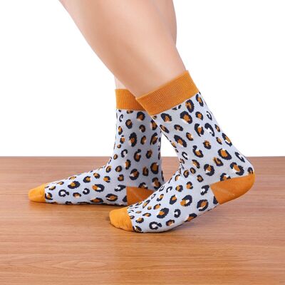 Leopard High Socks