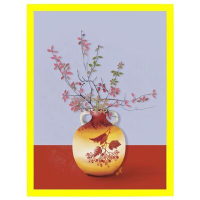 Branches on vase art print