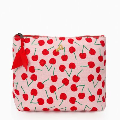 Beauty case in tela riciclata Cherry Mila