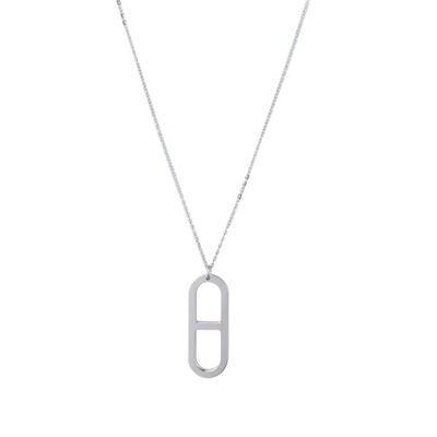 Collier long Gaby Argent Grand modèle_argent