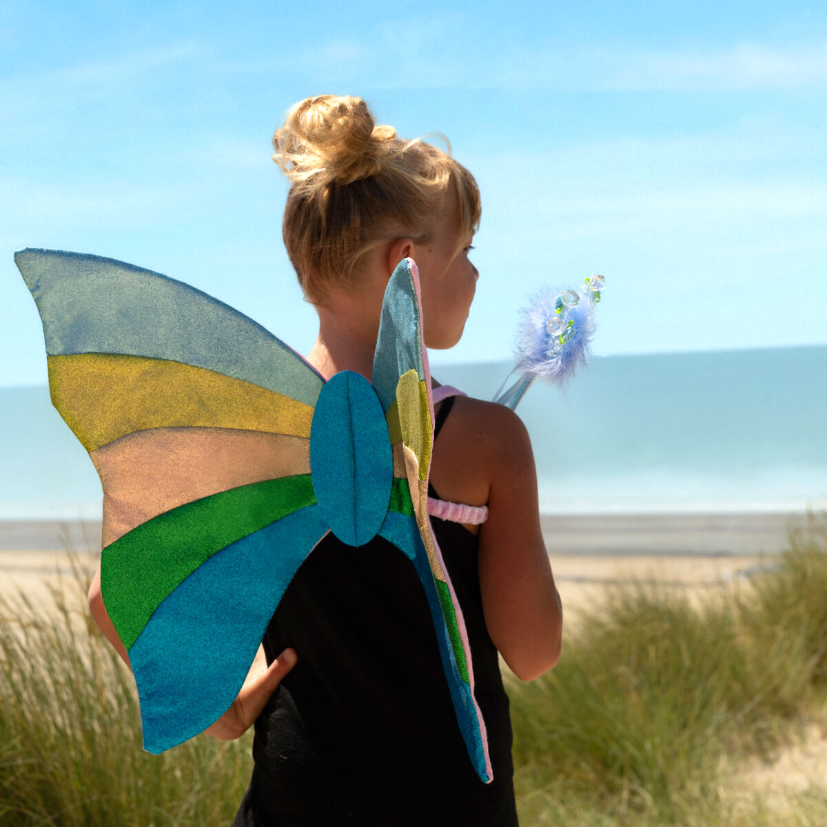 Ailes de Papillon Bleue Multicolore