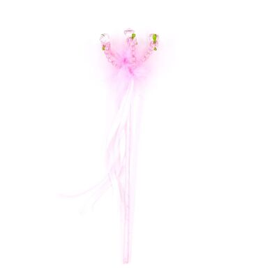 Baguette Perles et Satin Rose