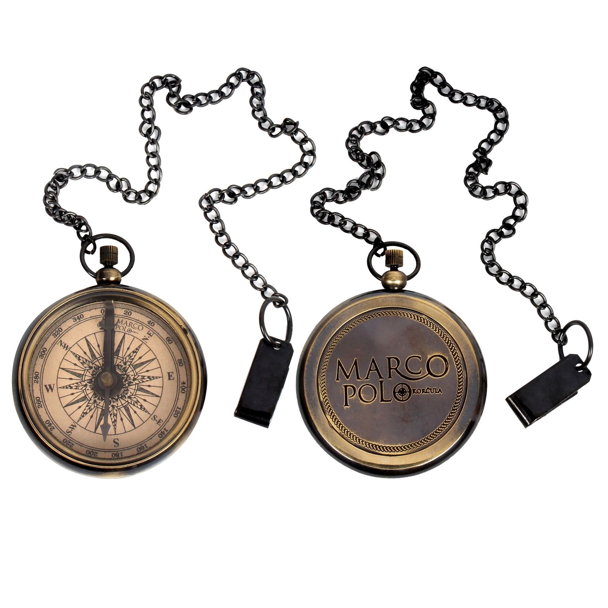 Bussola tascabile con catena
