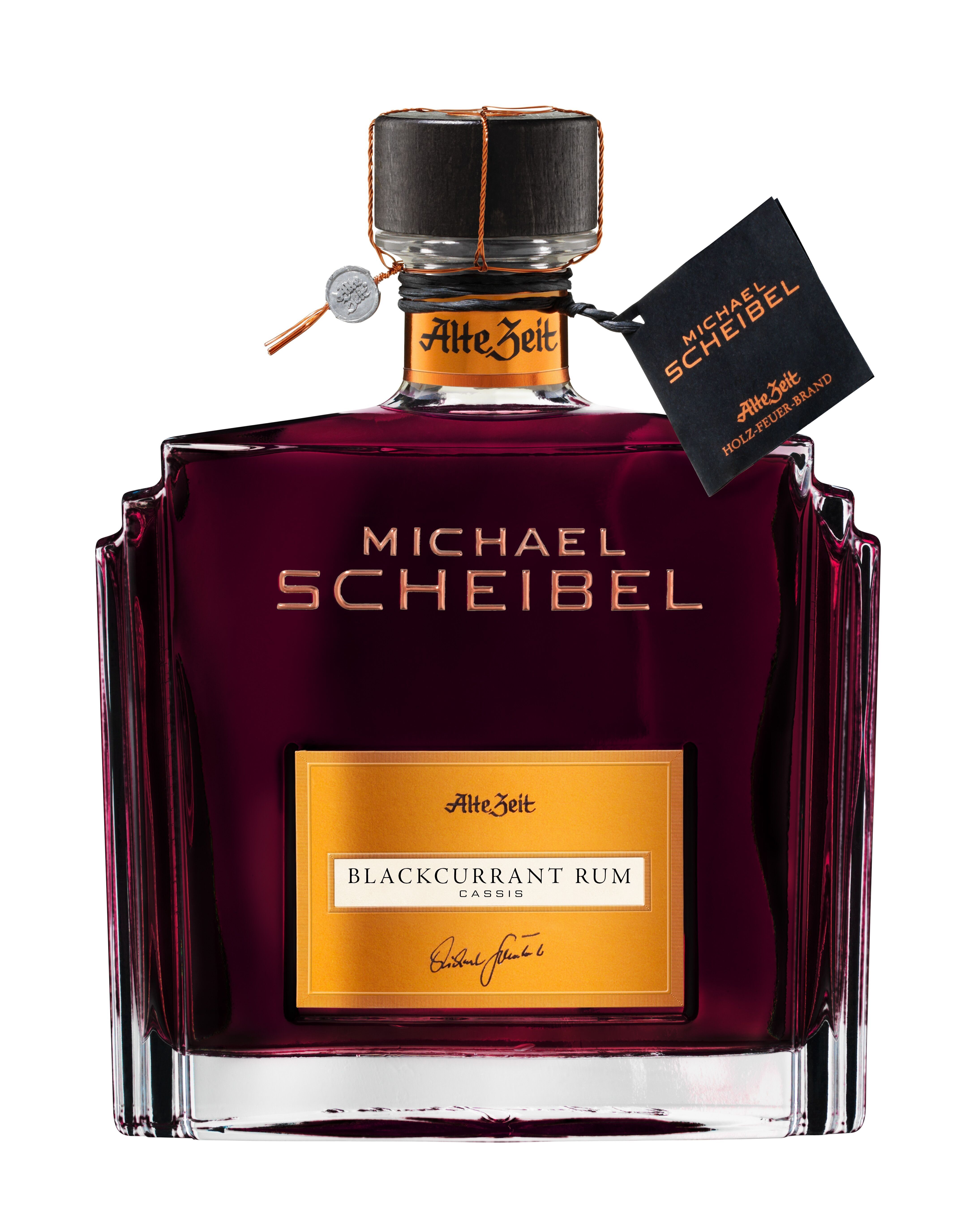 Scheibel ALTE ZEIT Blackcurrant-Rum -Likör- 35 %vol. 0,7 l