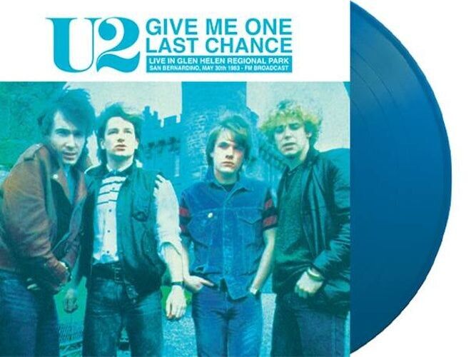 U2 LP - Give Me One Last Chance: Live In Glen Helen Regional Park, San Bernardino, 30 maggio 1983 - Fm Broadcast (Sky Blue Vinyl)
