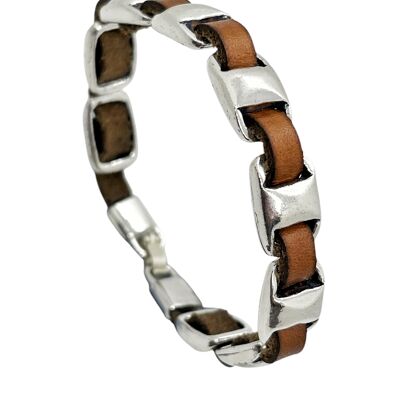 Alfi bracelet in brown leather