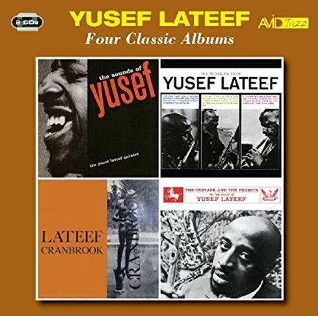 Yusef Lateef CD - Four Classic Albums (Sounds Of Lateef / The Three Faces Of Lateef / Lateef At Cranbrook / The Centaur And The Phoenix)
