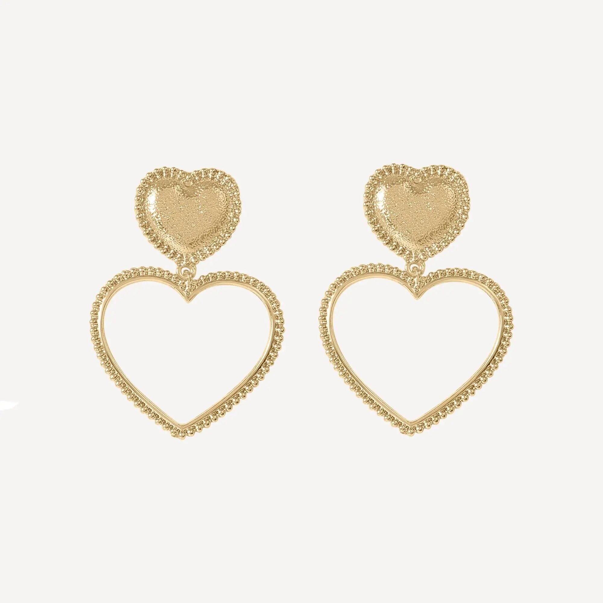 Orecchini Dina Heart - Oro