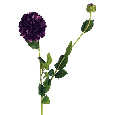 Dhalia PomPom Fiori Artificiali Viola