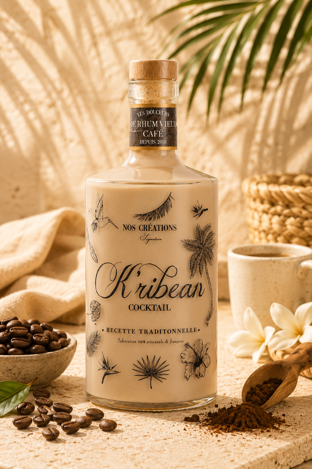 K'RIBEAN COCKTAIL - Sahne aus altem Kaffeerum