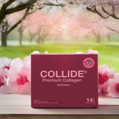 COLLIDE polvere di collagene + acido ialuronico - 🍒 gusto ciliegia - vegetariano