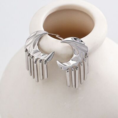 925 Silver Moon Earrings - Luma